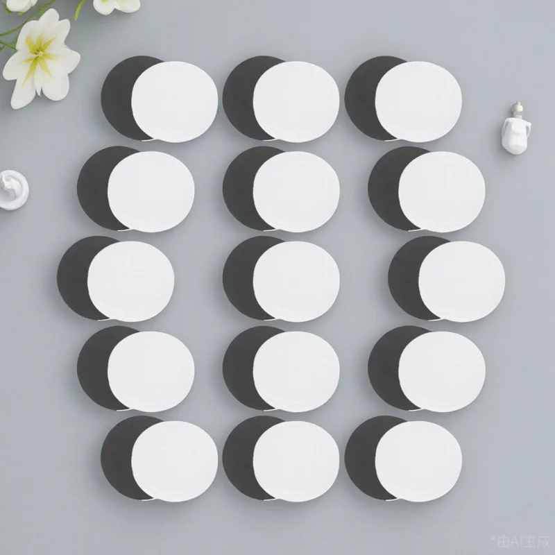 

Board Games Round Chess Pieces Black White Checkers Replacements Practical Backgammon Chips Game Accessories for Party