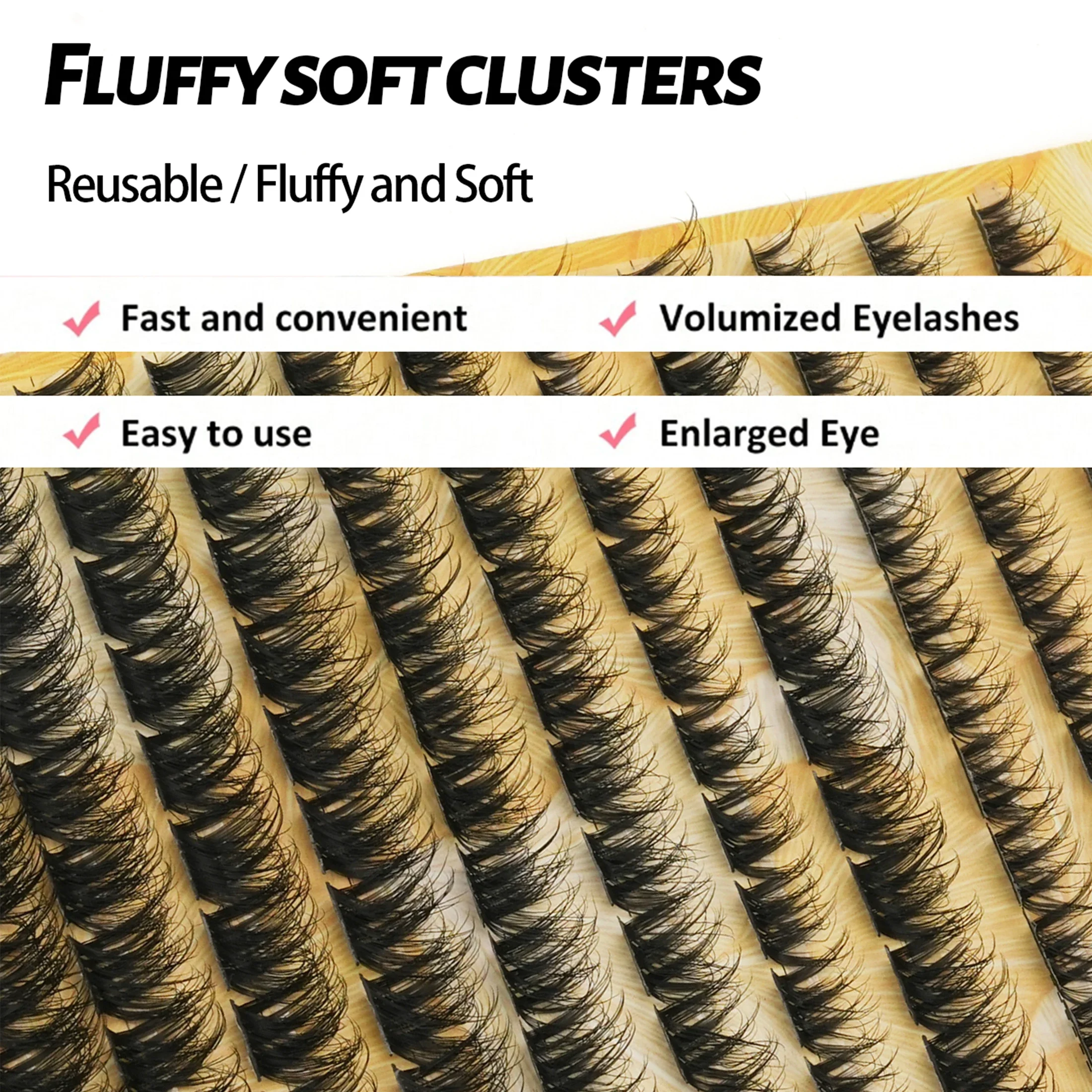 Multi-rij grote verpakking DIY - Faux Mink Lash recensie en prijs