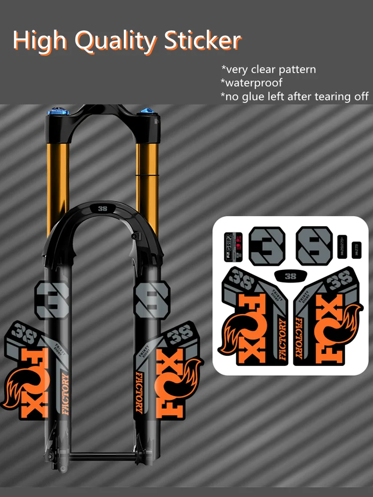 AliExpress NONE ENDURO Front Fork Stickers For MTB Bicycle Quality Bike Decals DIY AM DH Forks Sticker Waterproof Protective Film