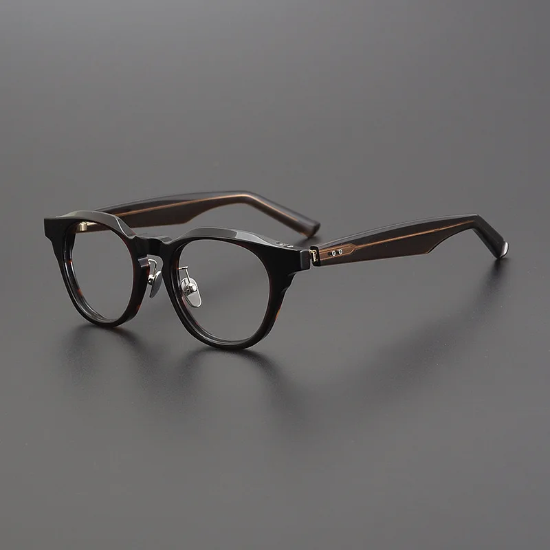 Vintage acetic square frames men's thickened optical frames Luxury brand glasses make prescription glasses for myopia