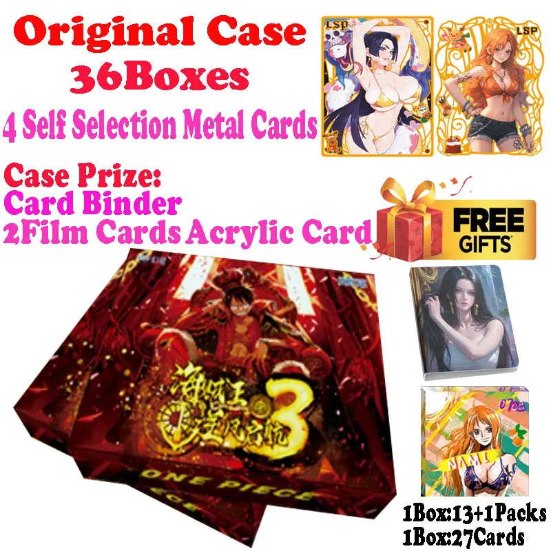 Newest Wholesale Huanshi Card One Piece Collection Card Cartoon Booster Box Luffy Sanji Nami TCG Popular Trading CCG