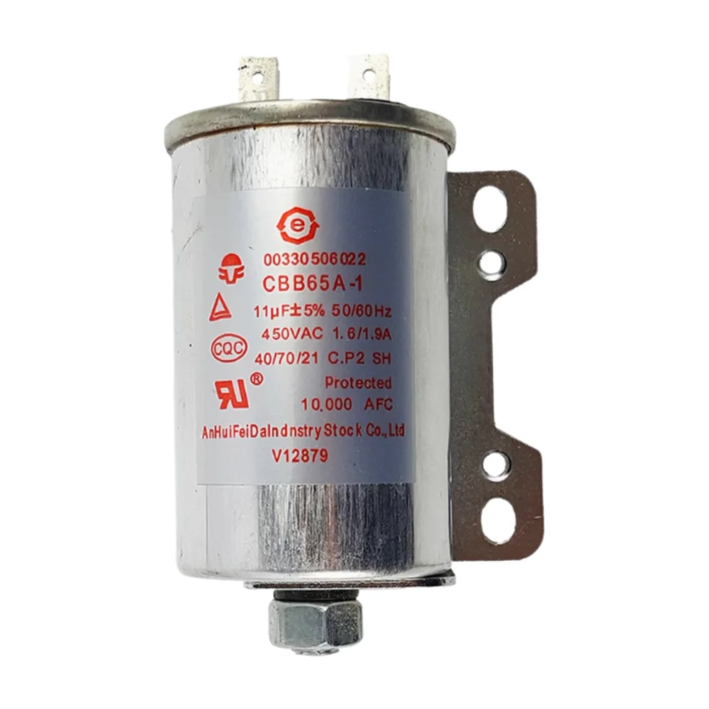 New for Haier Washing Machine Starting Capacitor Explosion-Proof CBB65 Capacitor 11UF 450V Motor 00330506022 Parts