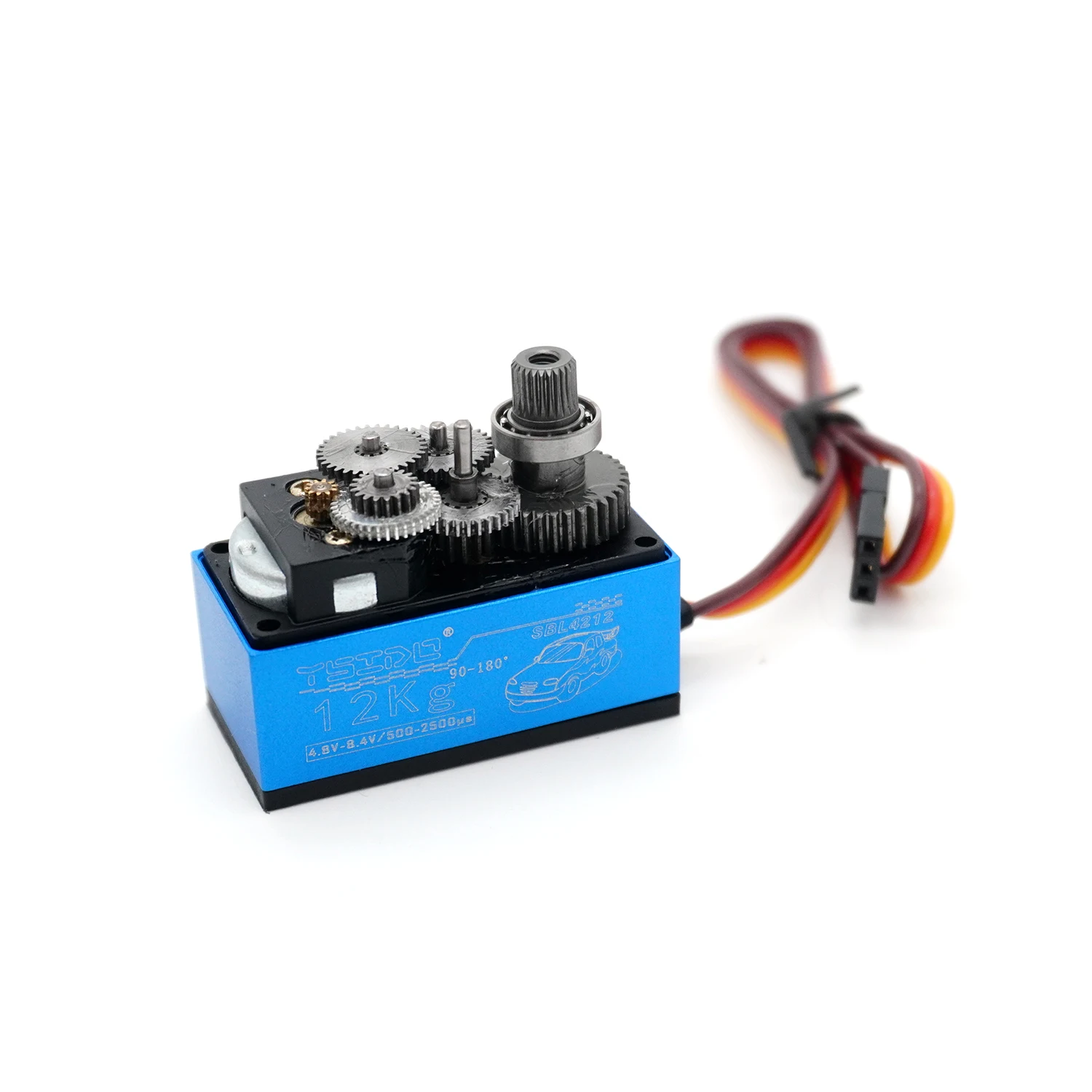 Low Profile 12KG Digital Servo with 25T Horn for 1/10 1/12 RC Car Wltoys SCX10 TRX4 RC Boat Robot Helicopter RC Crawler Model