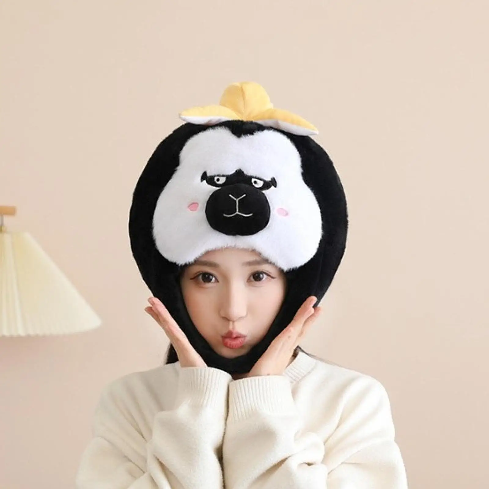 

Плюшевый головной убор, мягкая уникальная шляпа для селфи, головной убор, головной убор для фестиваля, сценического выступления, сувениры для вечеринок, карнавала, ролевых игр