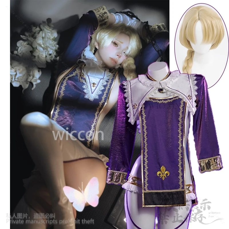 

Anime Shounen Jeanne Cosplay Costume Wig Sweet Lovely Sexy Uniform Loli Lolita Cos For Halloween Christmas Party Roleplay Game