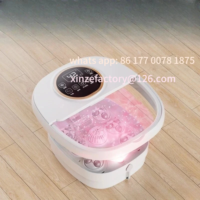 Customizable Massage Foot Spa Bath Massager Temperature Control Portable Electric Foot Soaking Tub Sterilizat