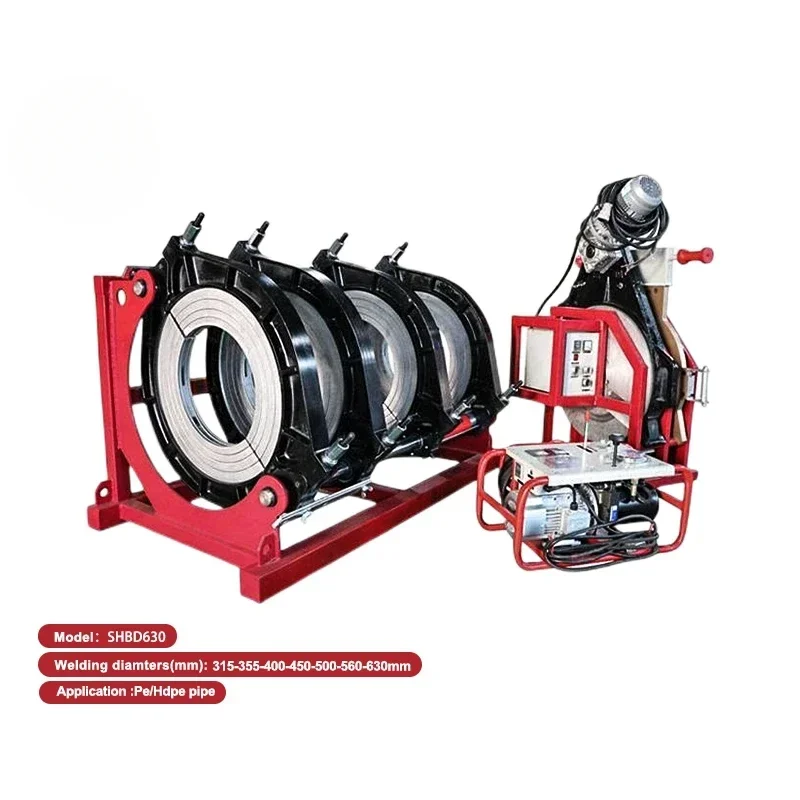 

SHBD630 Plastic pe polyethylene hot melt butt welder price 630 mm hydraulic Hdpe pipe jointing fusion butt welding machine