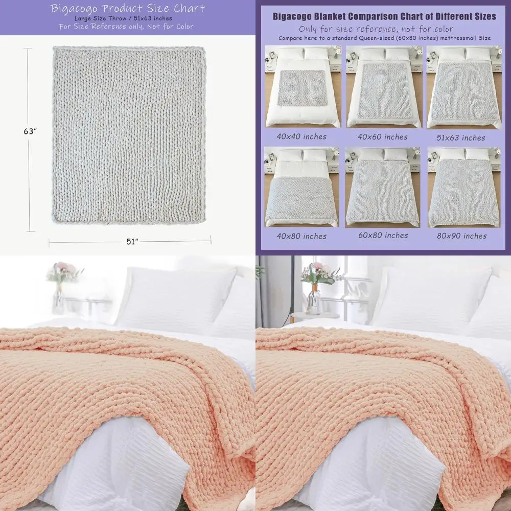 

Пряжа Jumbo ручной работы, 51x63, плюшевое вязаное одеяло для дивана, персиковый пух