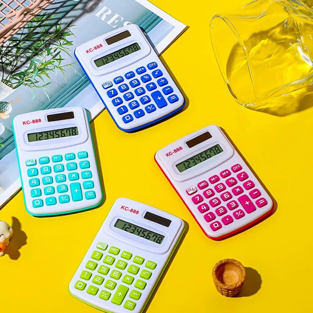 Учебный калькулятор, Настольный калькулятор, офисные калькуляторы с большими кнопками, электронные калькуляторы, двойной Мощный ручной калькулятор для