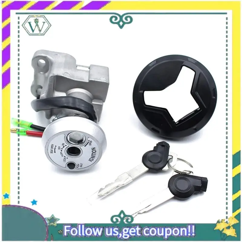 

A82U-Motorcycle Ignition Switch Lock Fuel Petrol Tank Gas Cap Replacement For NMAX 155 2015-2019 Gas Cover With Key