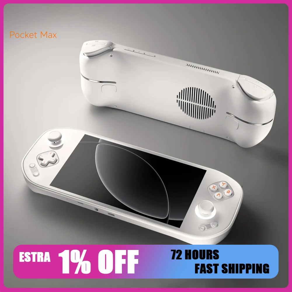 

Игровая консоль MangMi Pocket Max, 7 дюймов, 1080P AMOLED сенсорный экран, 8000 мАч, джойстик TMR, триггер с эффектом Холла, портативная игровая приставка