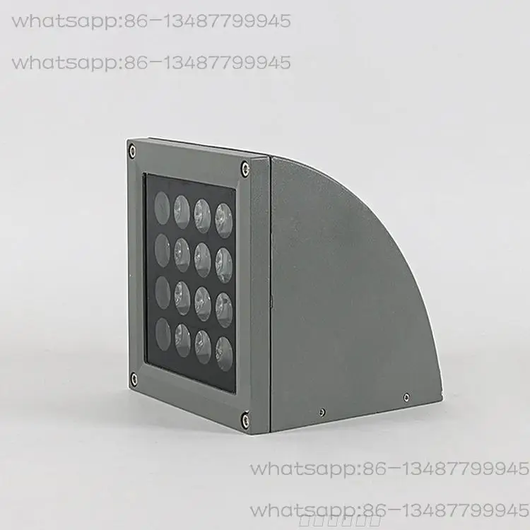 

Semicircular Arc Wall Lamp 18W24W36W Outdoor Waterproof Fan Wall Mounted Flood Light Pillar Up and Down Illuminated Light