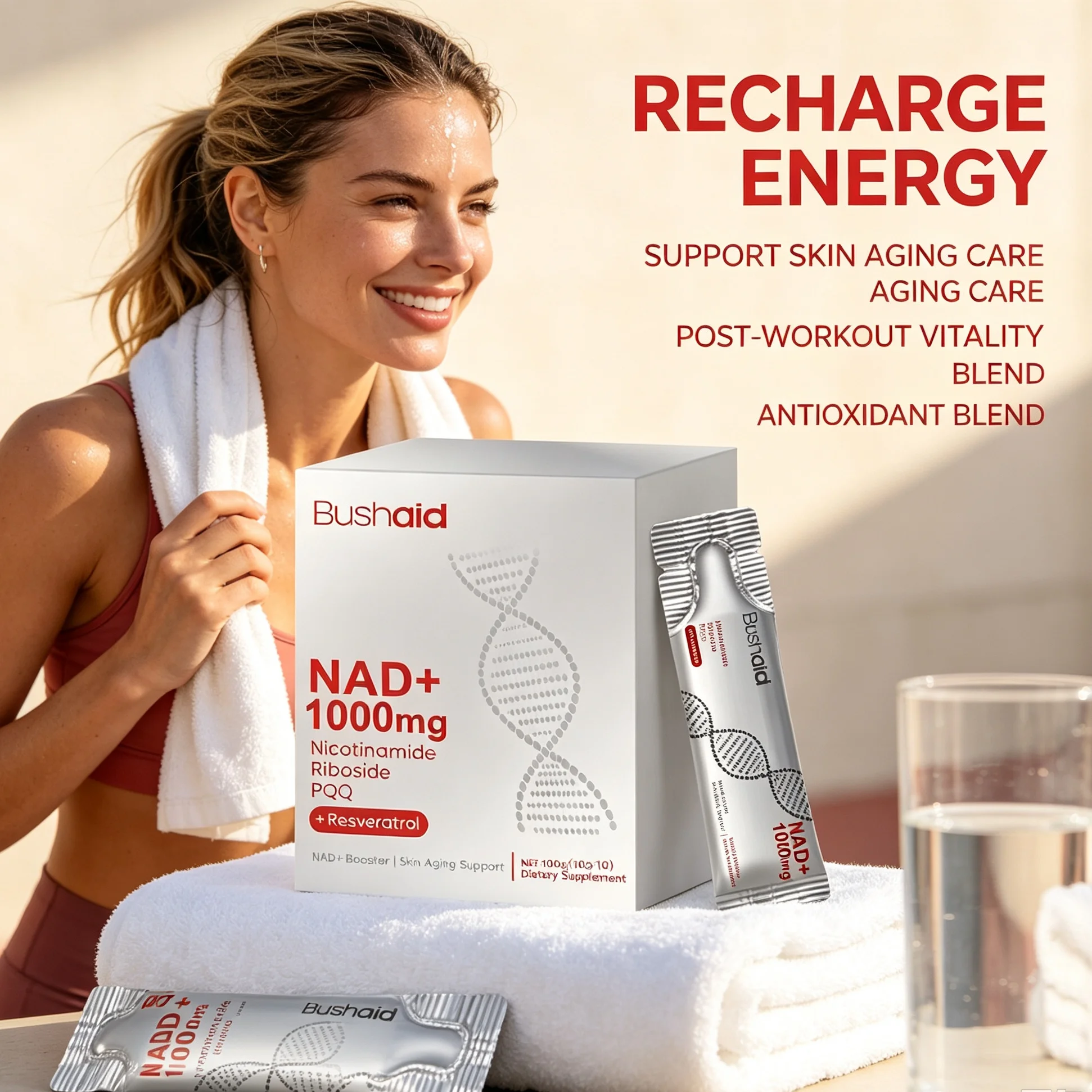 Anti‑Aging Oral Liquid Drink Boost Vitality Anti‑Oxidation Slow Down Skin Aging Inner Skincare Beauty Supplement for Women