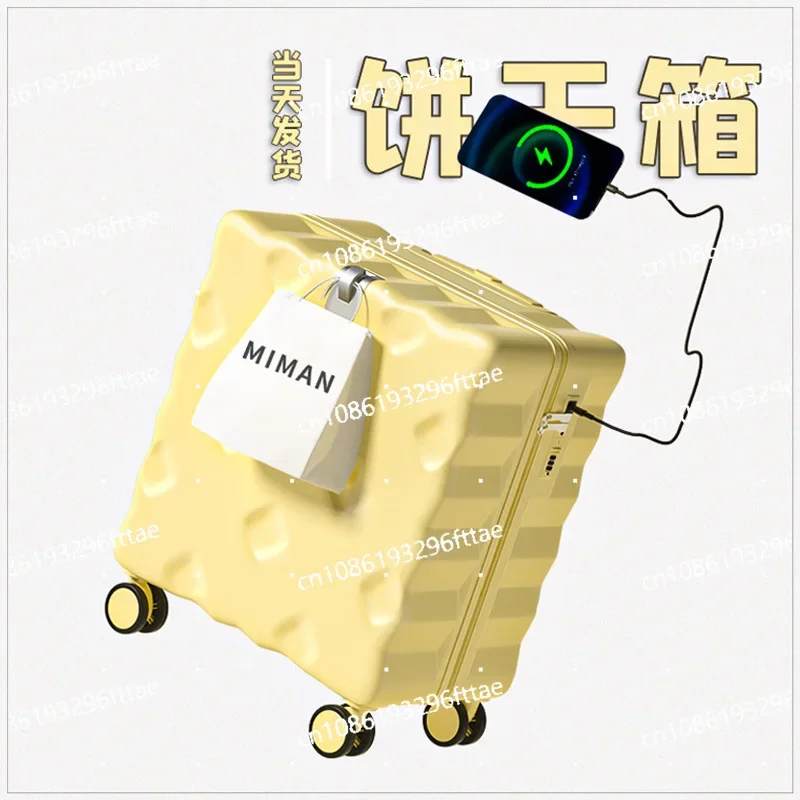 Suitcase 20-inch Boarding Case Multifunctional Trolley Case Children's Travel Password Case Small 18-inch High-value Bag