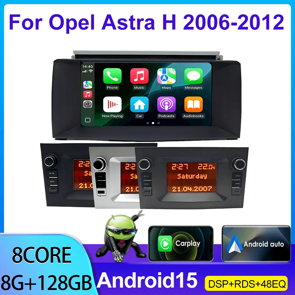

7inch Car GPS Navigation System for Opel Astra H 2006-2012 HeadUnit Radio with Wireless Carplay Multimedia CD DVD Autoradio