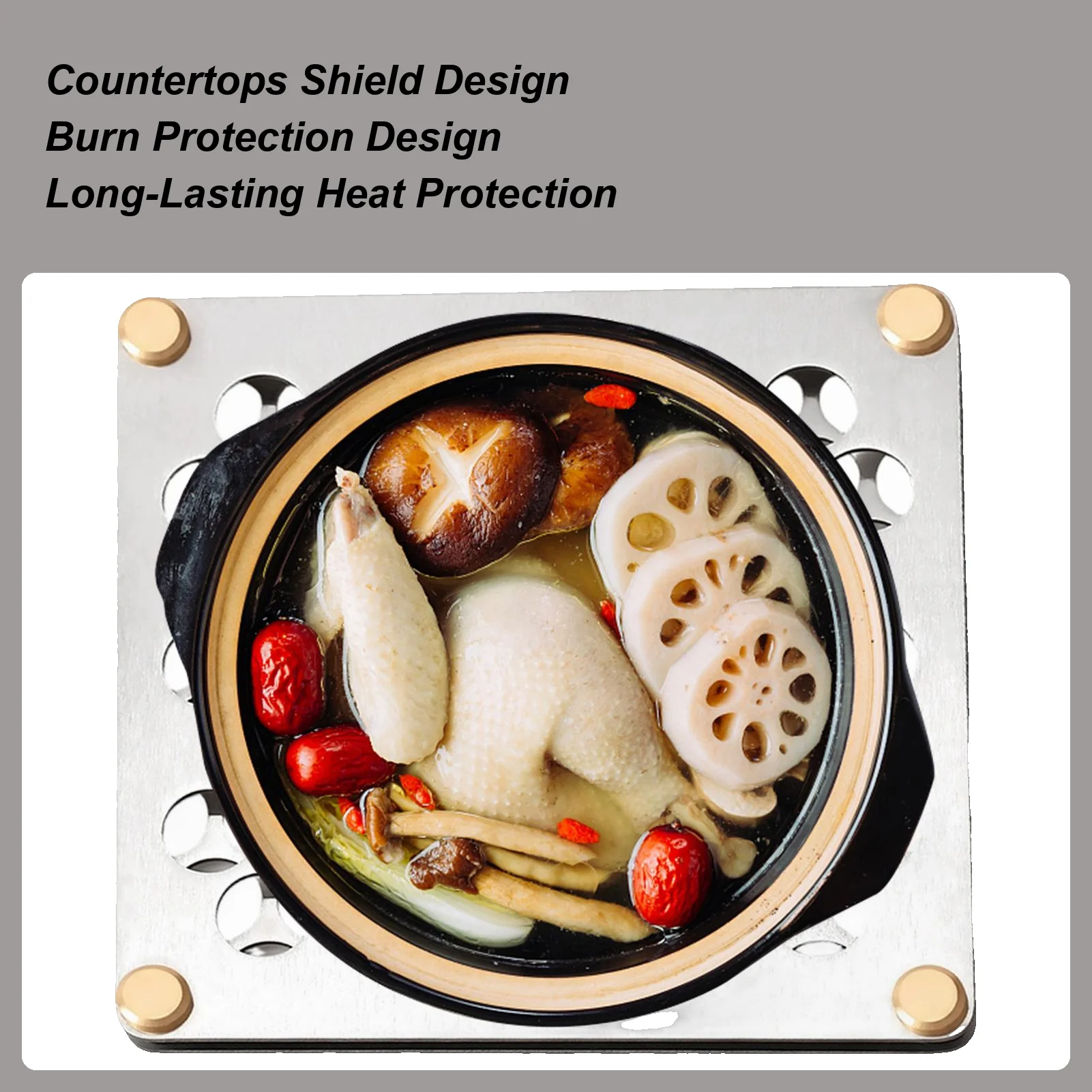 

Подставки для горячей посуды, термостойкие противоскользящие формы для приготовления пищи, подставки для столовых приборов, держатель для горячей тарелки для кухонной стойки, кемпинга