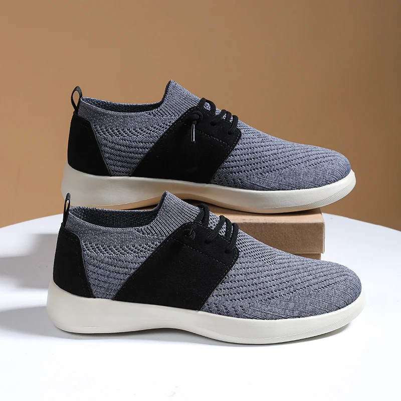 

Four Seasons Men's Shoes 2025 New Breathable Mesh Thick soled Sports Shoes for Youth Versatile Casual Running Shoes