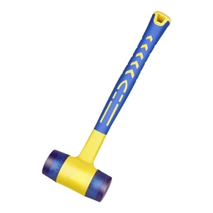 Double rubber hammer with rubber wrist, detachable isolated installation hammer, 25mm to 45mm, 1 Main Main Sales Multifunctional Hammer - №1