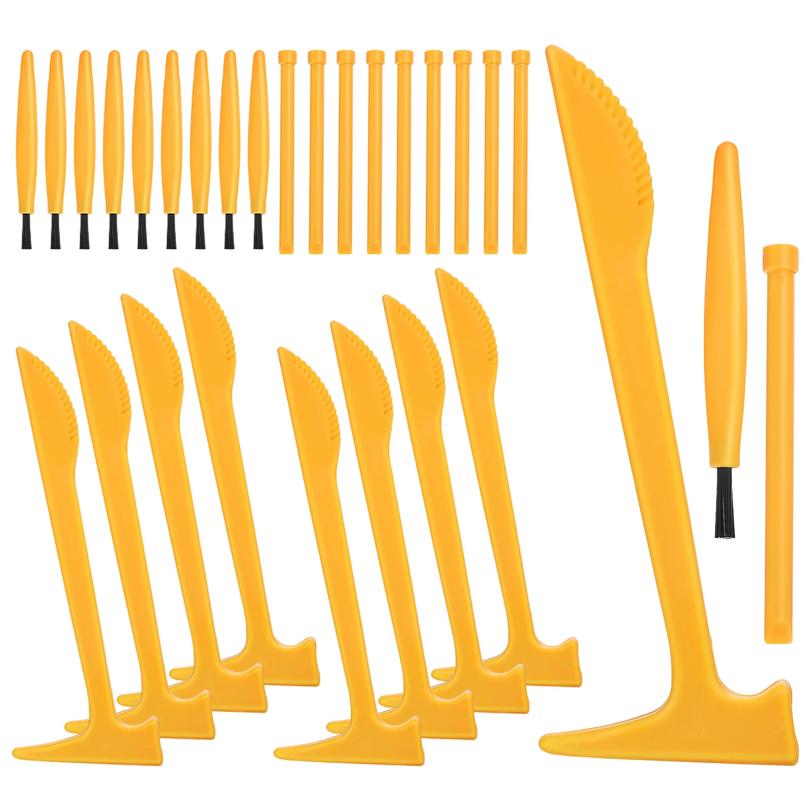 1 conjunto de ferramentas de escavação para crianças, bordas suaves, leve, cores brilhantes, kit de escavação de dinossauro, ferramenta de escavação arqueológica, construção