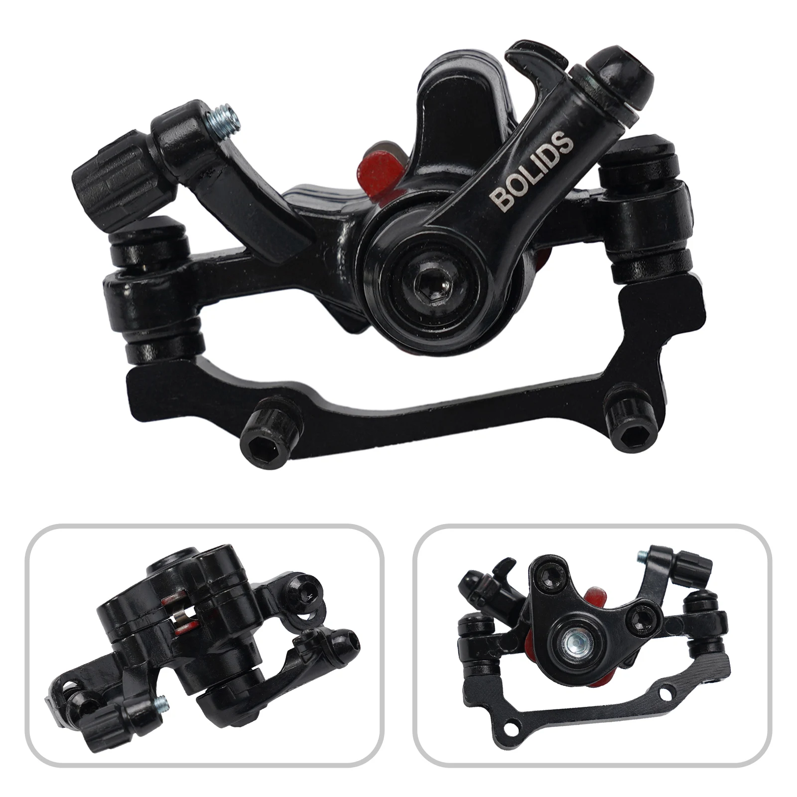 Bicycle Disc Brake Front Rear Bicycle Caliper Mechanical Disc Aluminum Alloy Wire Pull Disc Brake Caliper MTB Brake Accessories