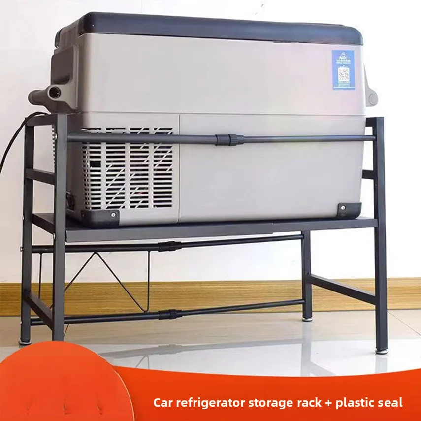 Extendable And Thickened Carbon Steel Car Refrigerator Rack, Sleeper Berth Bracket, Truck-mounted Storage Rack
