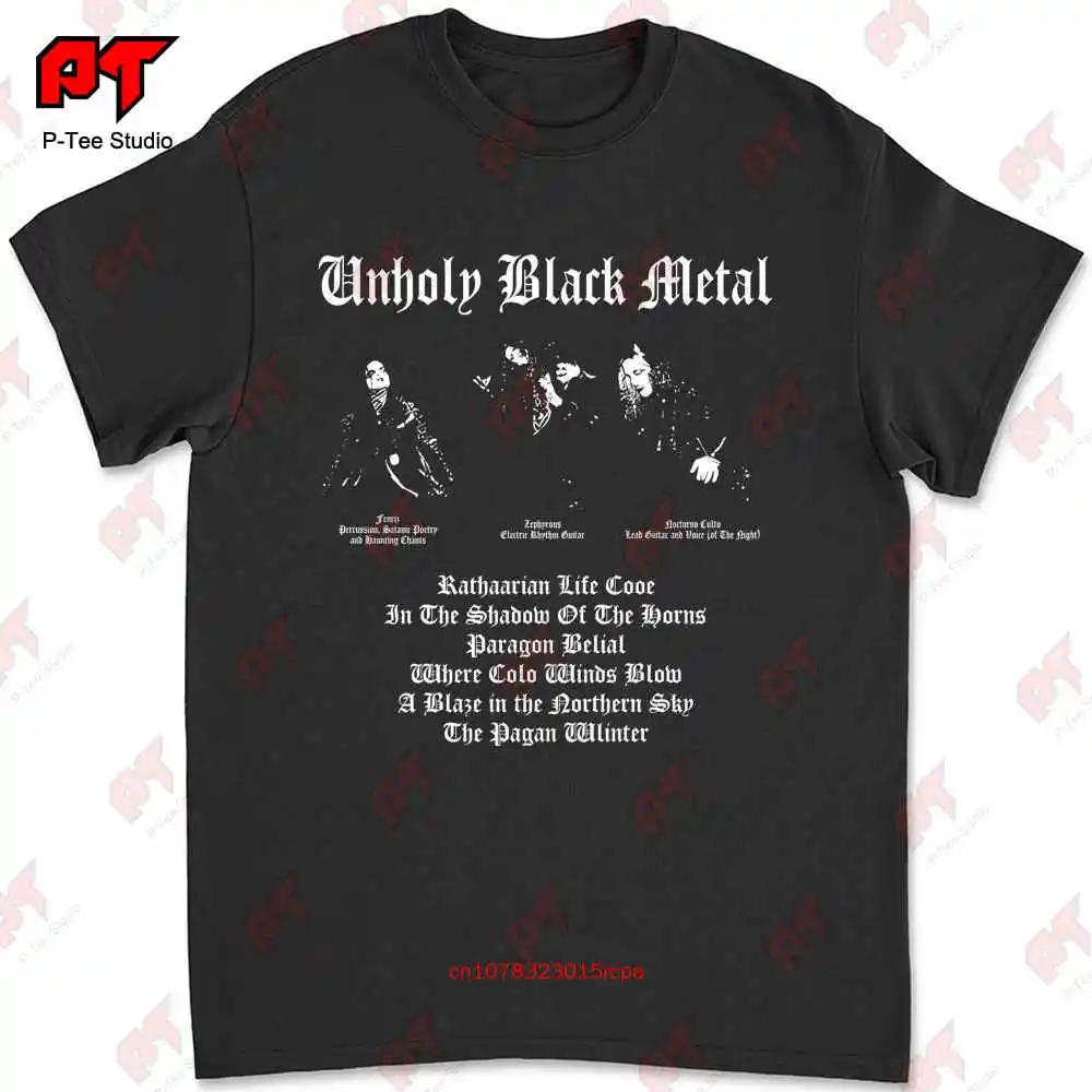 Darkthrone A Blaze In The Northern Sky Ulver Satyricon T-shirt WSEB