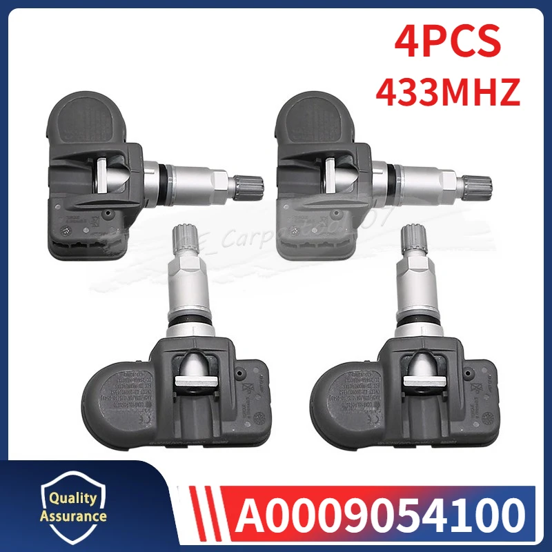 4 Teile/los Reifendruck Monitor Sensor A0009054100 Für Mercedes-Benz W176 W246 W205 X253 W212 W221 W447 W166 TPMS 433MHZ