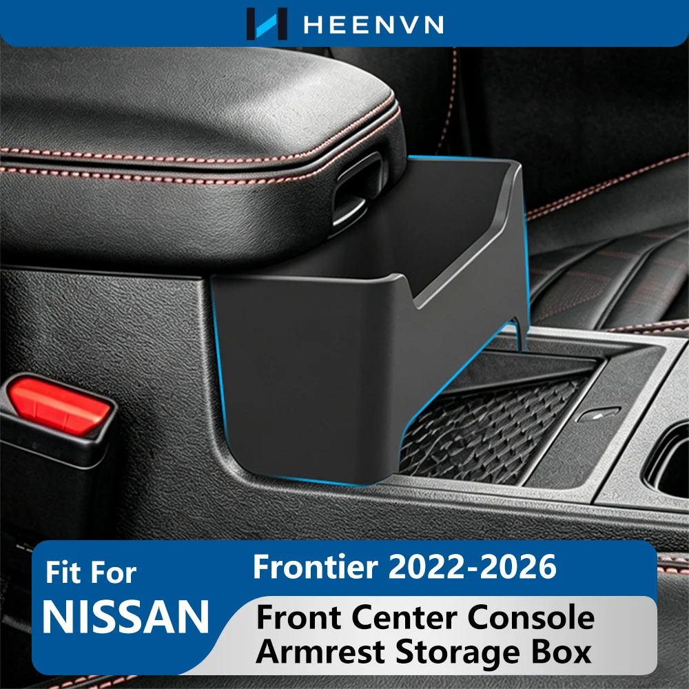 heenvn-front-center-console-armrest-storage-organizer-box-for-nissan-frontier-2022‑2026-pickup-car-interior-storage-accessories