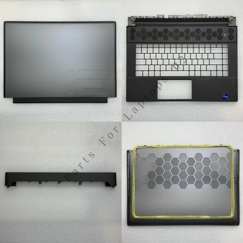 P+For Dell Alienware M16 R1 Laptop LCD Back Cover Palmrest Bottom Case Shell