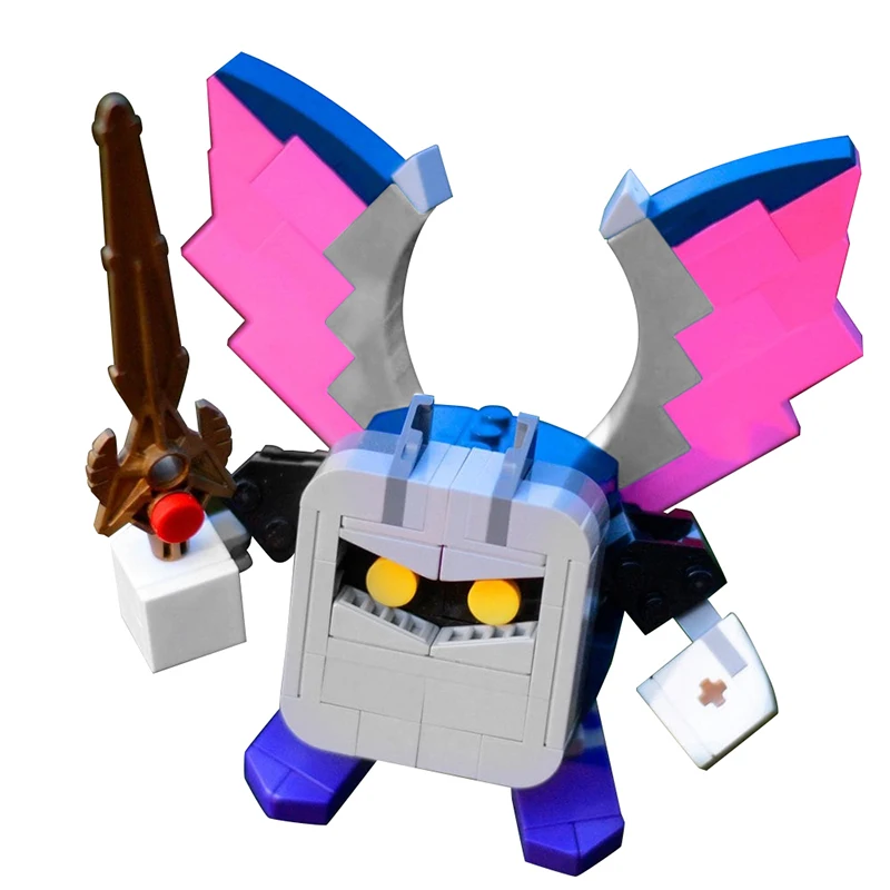 

163 шт. MOC Классическая игра серии Kirbed Meta Knight, строительные блоки в сборе, игровой монстр, кирпичная игрушка, праздничный подарок