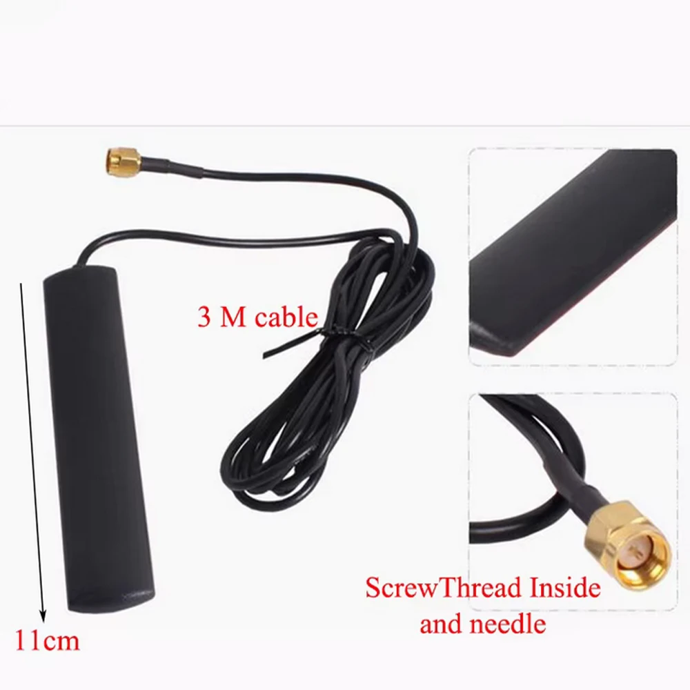 10pcs/lot 3G/4G LTE Antenna,698-2700MHz Patch with 3M 9.8ft Extension Cable for Sticky Mount