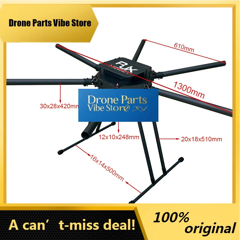 DronePRJXHOBBY Dro-ne FPV Quadcopter Frame Kit Carbon Fiber Agricultural Spraying Dr-one Frame Kit