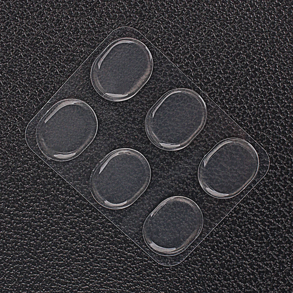 

6 Pcs Mute Pad Snare Drum Self-adhesive Noise-absorbing Damper Silicone Muffler