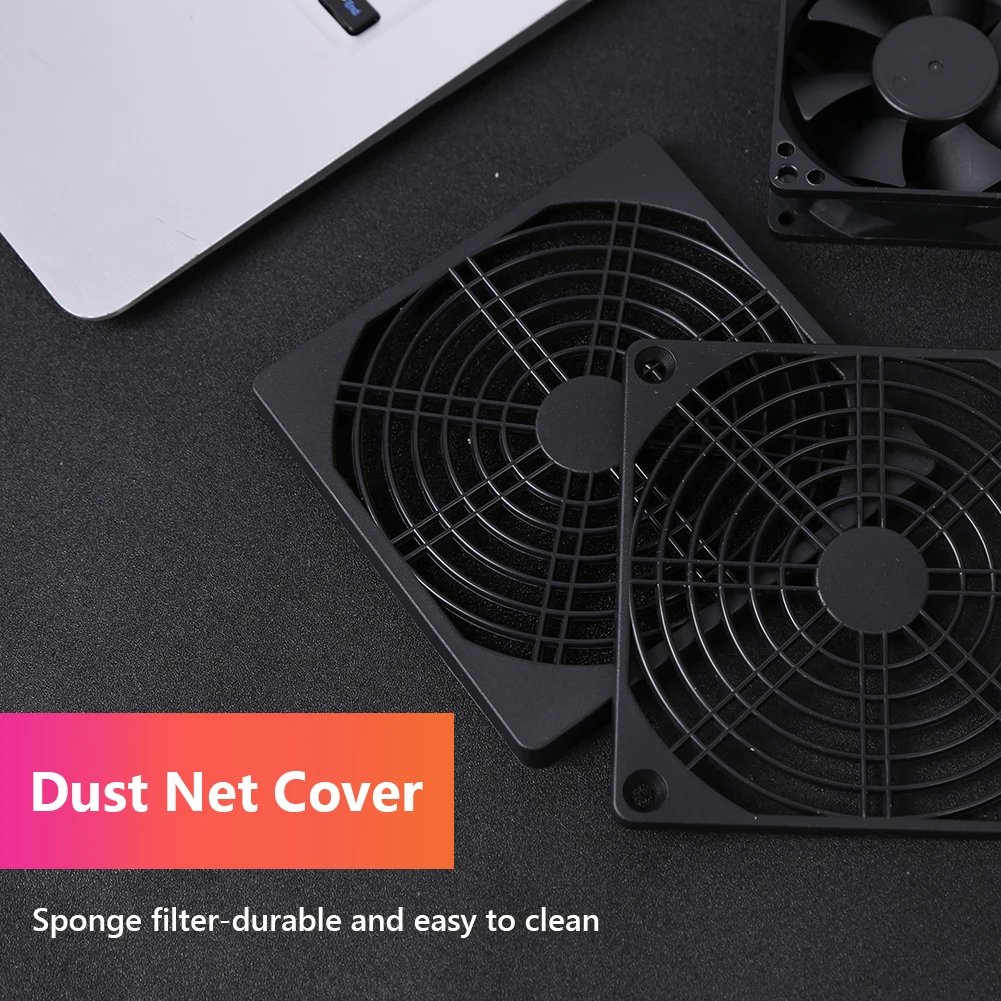 5pcs Desktop Computer Case Fan Stoffilter Vervanging 60mm 80mm 90mm 120mm Lichtgewicht Desktop computer Stofdicht Grills