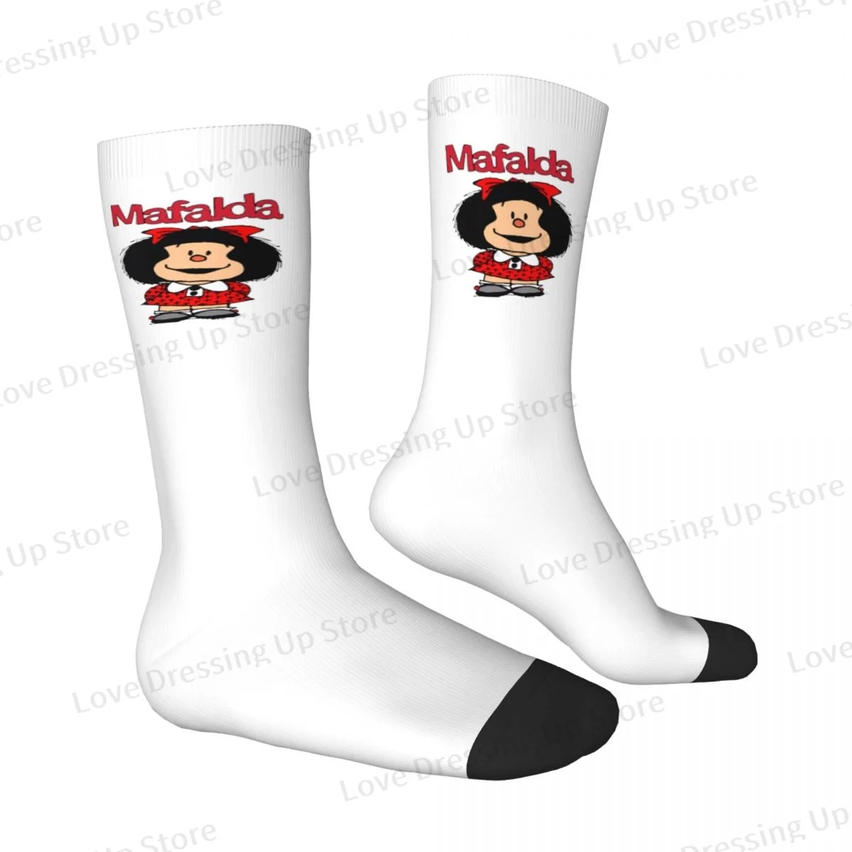 Calzini invernali unisex Mafalda da corsa Happy Calzini Street Style Crazy Sock