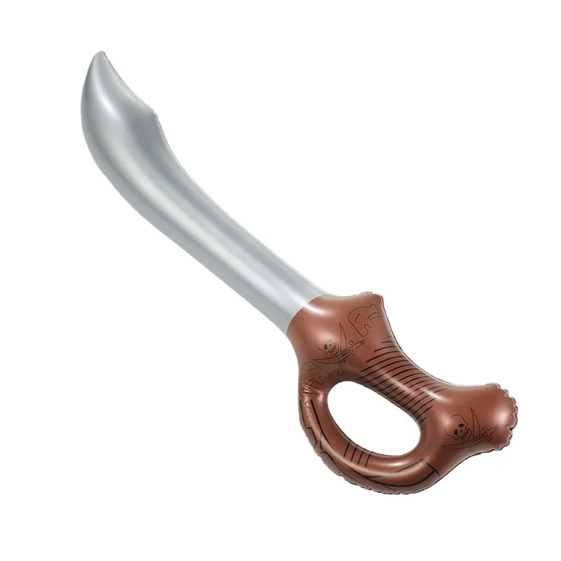 1Pc Aufblasbare Piraten Schwerter Halloween Spielzeug Pvc Air Kinder Aufgeblasen Messer Geburtstag Party Dekorationen für kinder Jungen Geschenke