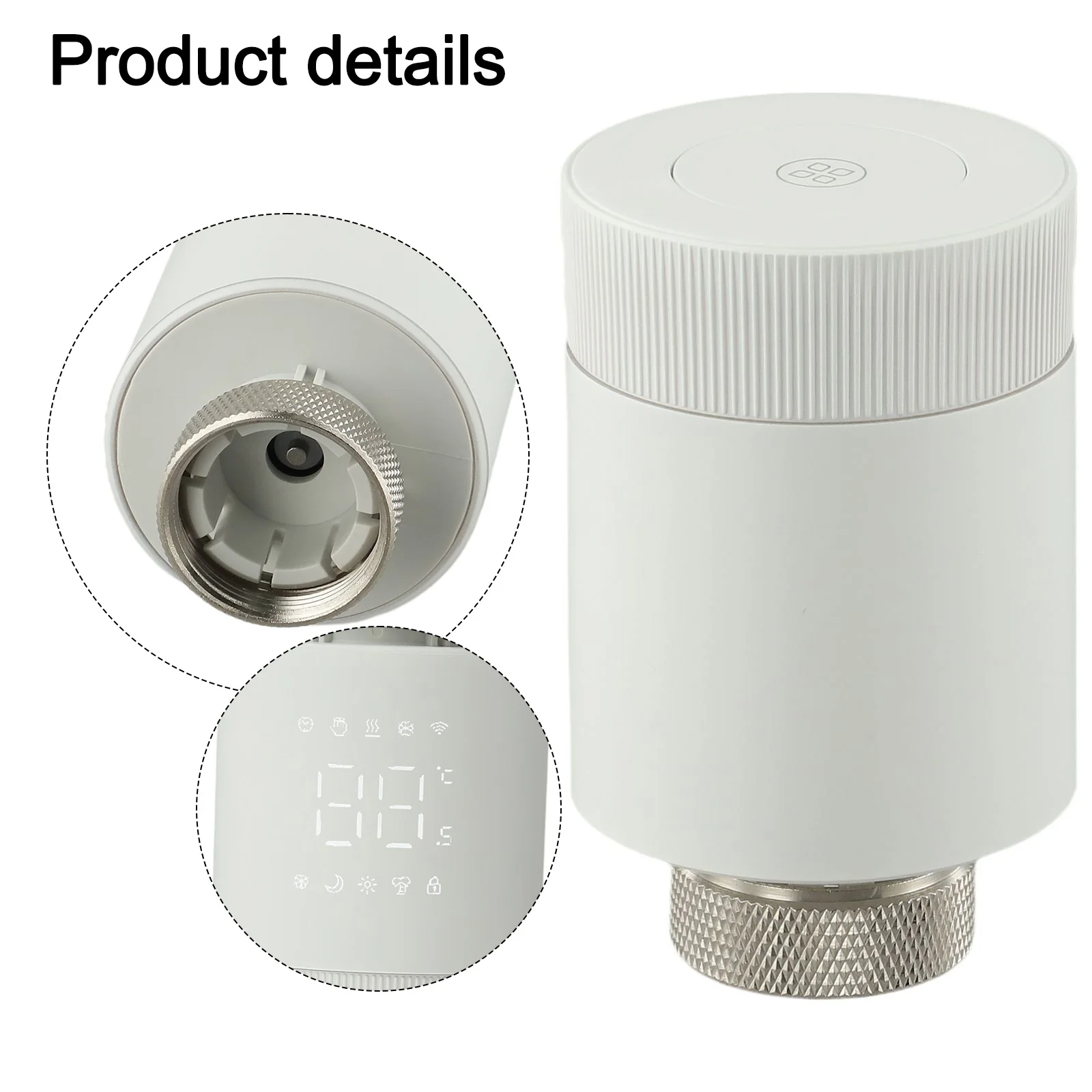 Mobile App Temperature Control WiFi Radiator Control Battery Powered Device Child Lock Feature Mobile App Integration
