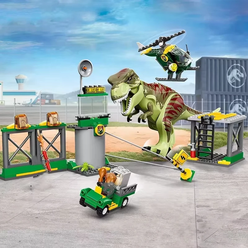 Compatibele sets Dinosaur Series Bouwstenen 76949 Giganotosaurus en Therizinosaurus Aanval Kinderwereld Park Speelgoed Geschenken