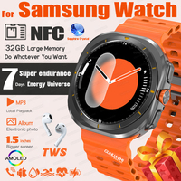DT Watch 7 Ultra 32GB Memory Local Music Bluetooth Call Compass 3D Menu Bluetooth Smart Watch For Samsung for Men Women 2025 NEW