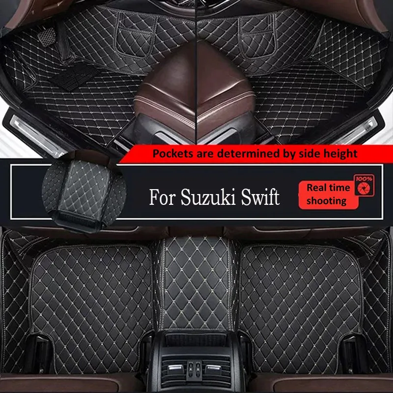 

Автомобильные коврики на заказ для Suzuki Swift 2005 2006 2007 2008 2009 2010 2011 Нескользящие и легко моющиеся автомобильные аксессуары на заказ