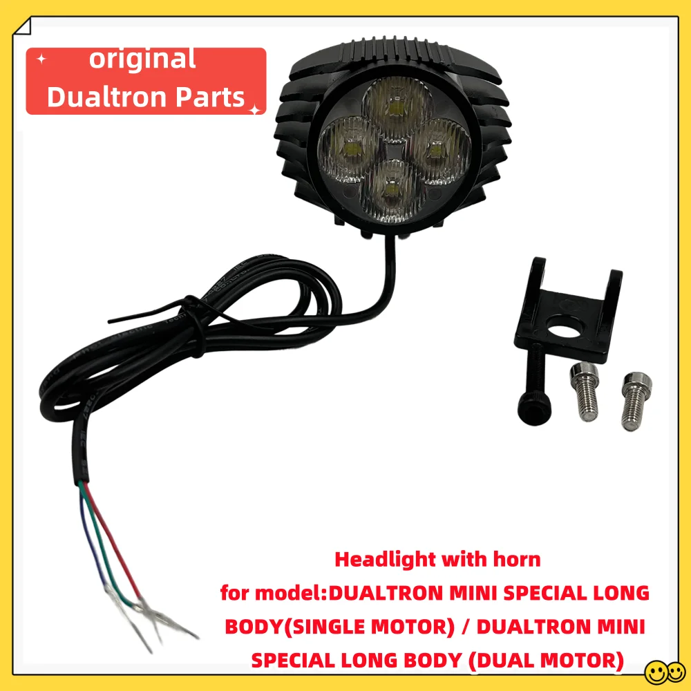 Original Dualtron Parts Headlight With Horn For Dualtron Mini Special Long Body Single  Motor and  Dual Motor，Dualtron Special