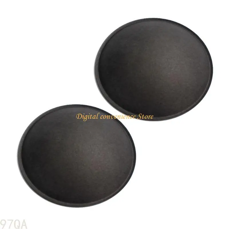 97qa 2pcs 105mm/115mm صوت أسود مكبر صوت غبار الغبار لغطاء مكبر صوت مضخم الصوت