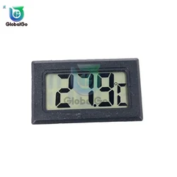 Digital Indoor Thermometer Meter  Embedded Thermometer Rectangular Thermometer Aquarium Temperature Humidity Meter