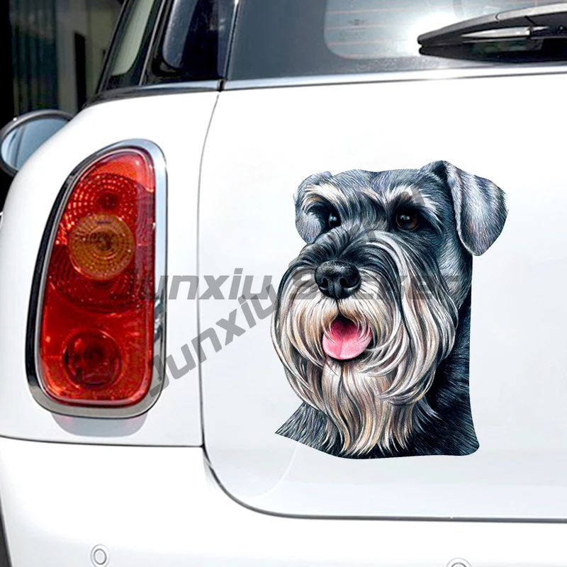 

SCHNAUZER Self-adhesive Decal Car Sticker Waterproof Auto Decors on Bumper Rear Window Laptop