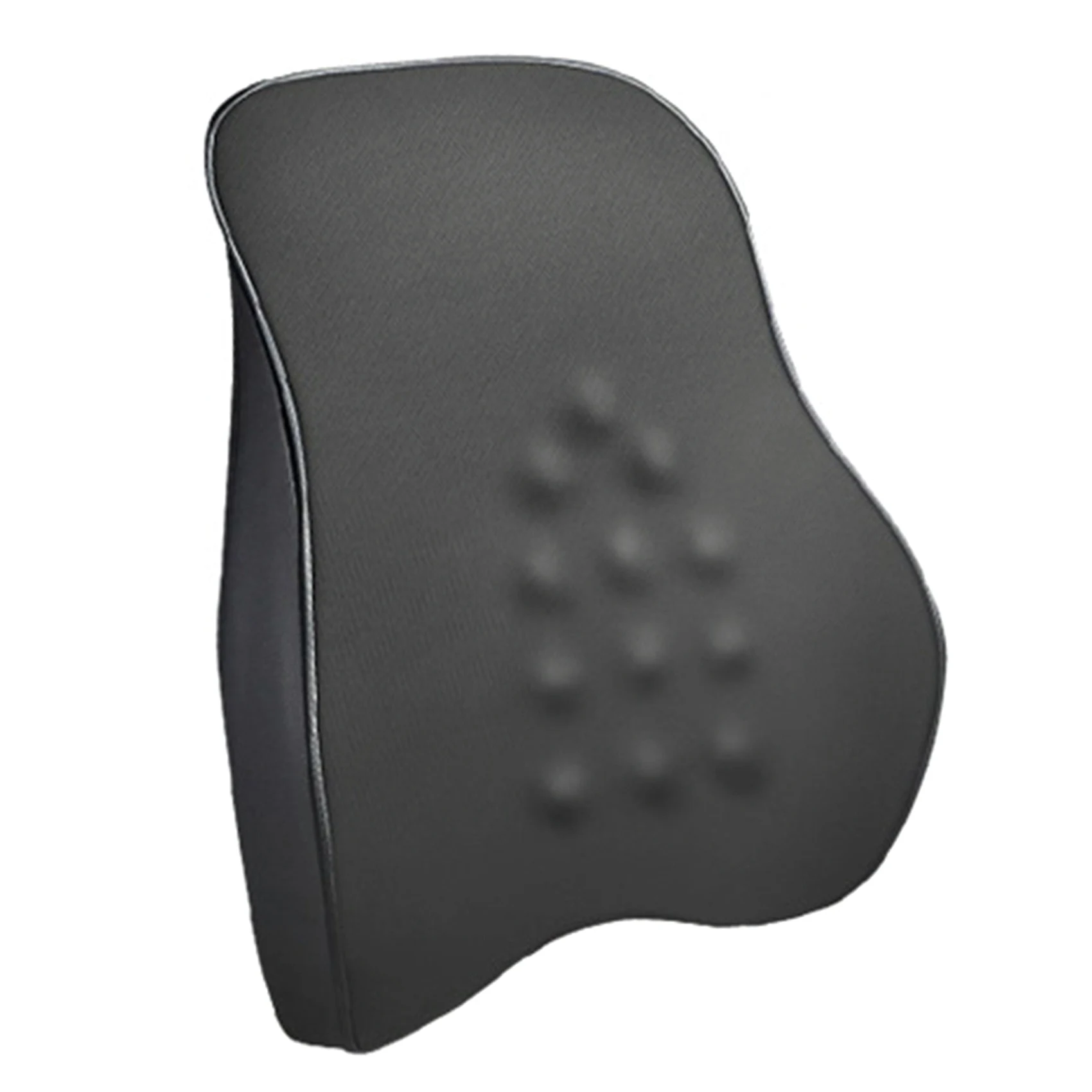 Car Massage Pillow Lumbar Pillow Universal Seat Back Support Relieve Fatigue Auto Back Support