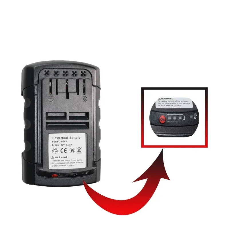 

Long-lasting battery life 100% NEW For Bosch 36V battery 8000mAh BAT4030 BAT4040 BAT4050 BTA4060 Li-Ion Battery