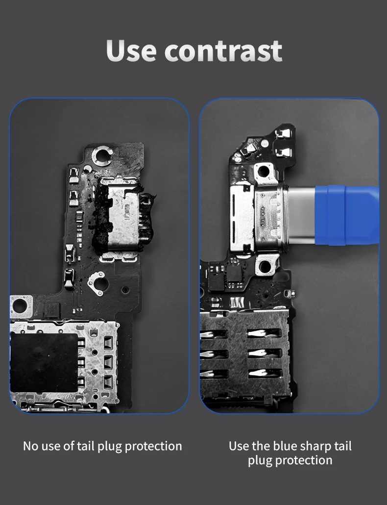 Lanrui A98 Typ-C Anschluss-Schutz für Smartphone-Motherboard-Reparatur Schützt Anschlüsse beim Löten und Entfernen – Detail 5