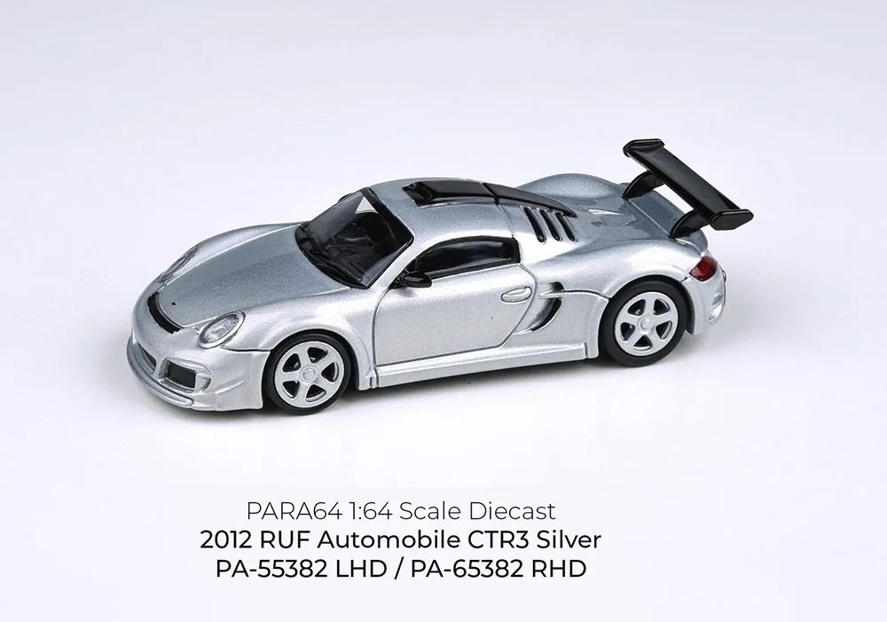 New 1/64 Scale 2012 RUF CTR3 Clubsport Cars Diecast Alloy Toys Simulation Model For Collection gift