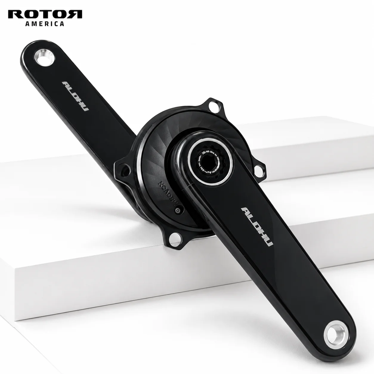 ROTOR road bicycle carbon fiber crank assembly aluminum allo