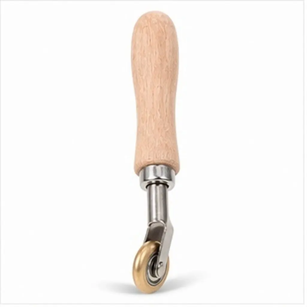 Seam Roller Wooden Handle Efficient Pressing Roller Tool for Wallpaper Welding Roofing Vinyl Craft Adhesive Pressure Application
